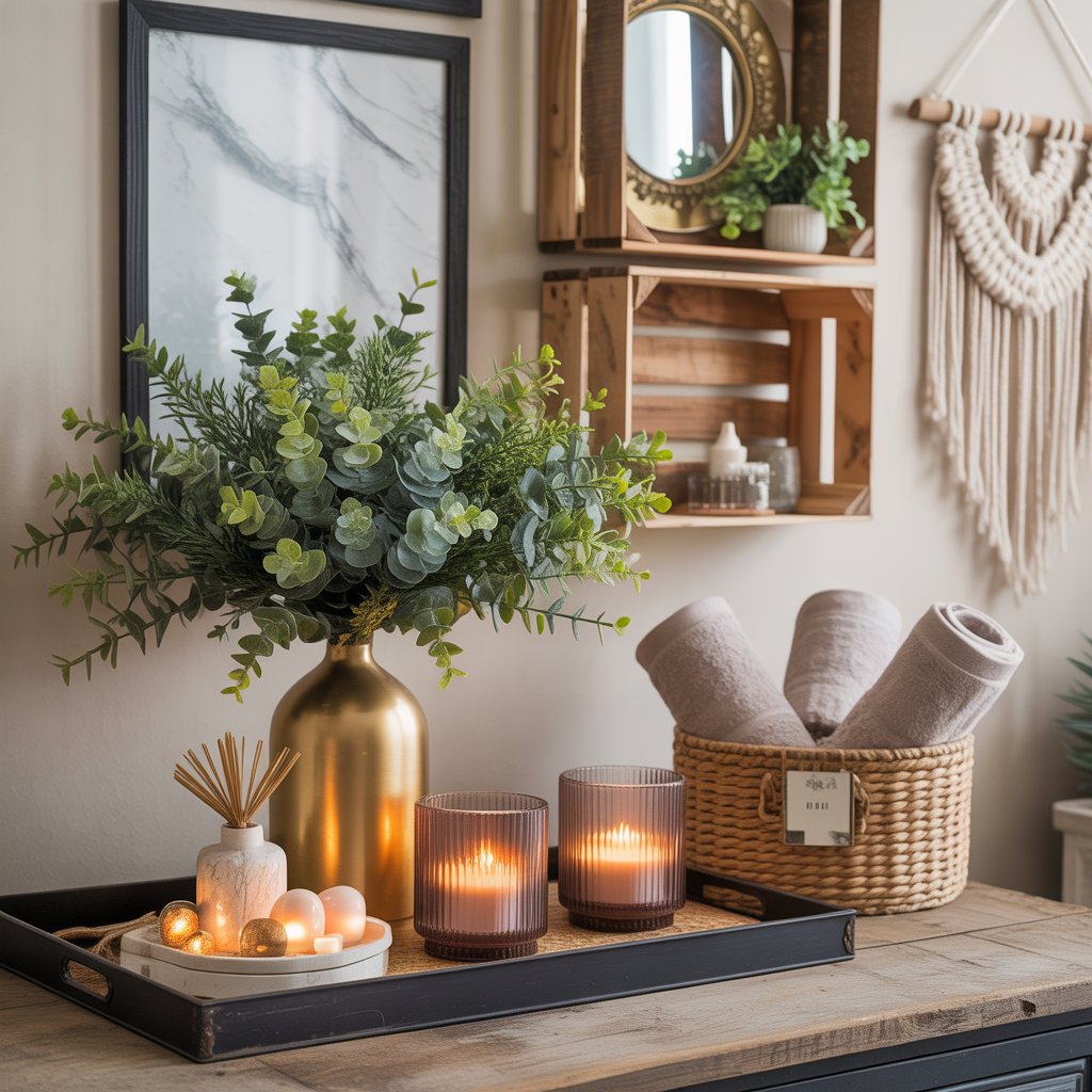 DIY Dollar Tree vase makeover with gold spray paint