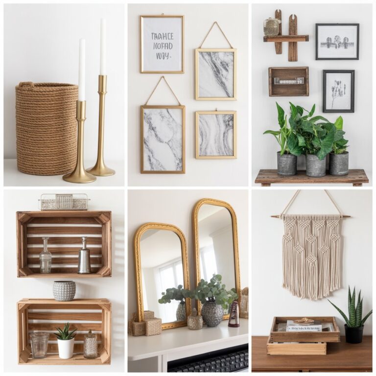 DIY gold accent vase