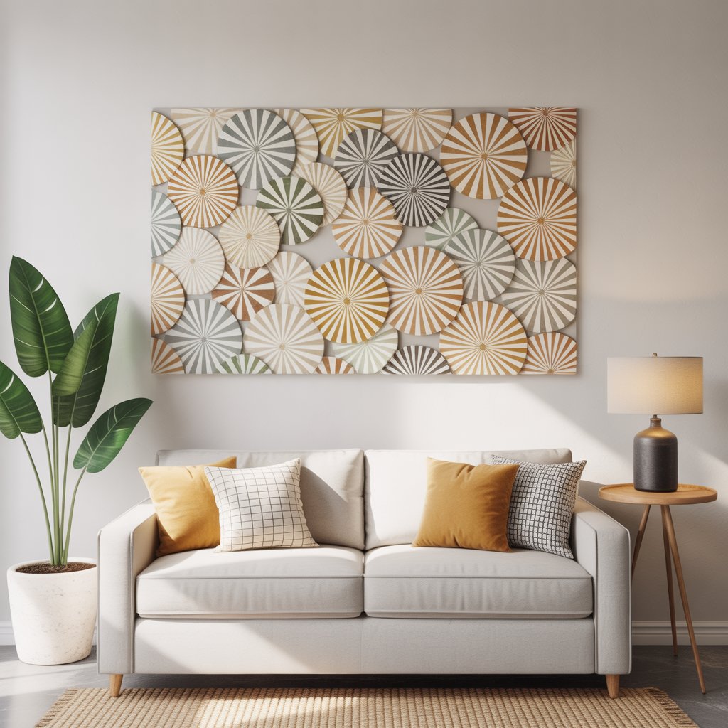  Dollar Tree DIY faux canvas wall art with budget-friendly fabric cover