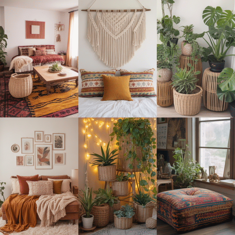 Boho Aesthetic Room Décor