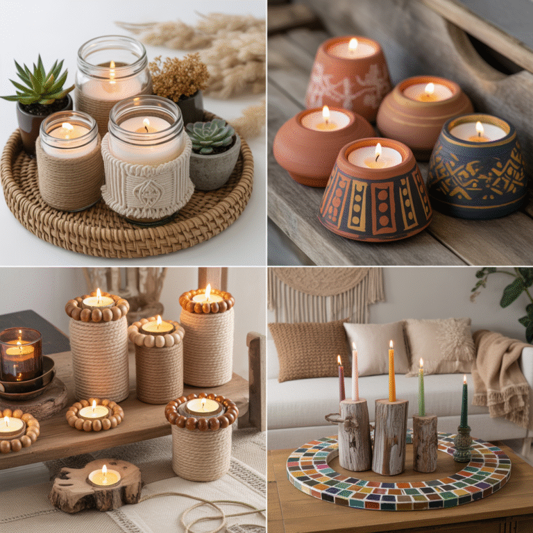 Boho Candle Holders