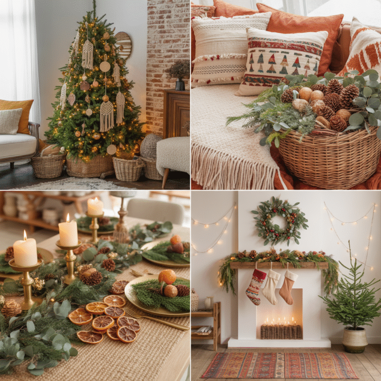 Boho Christmas Décor Ideas