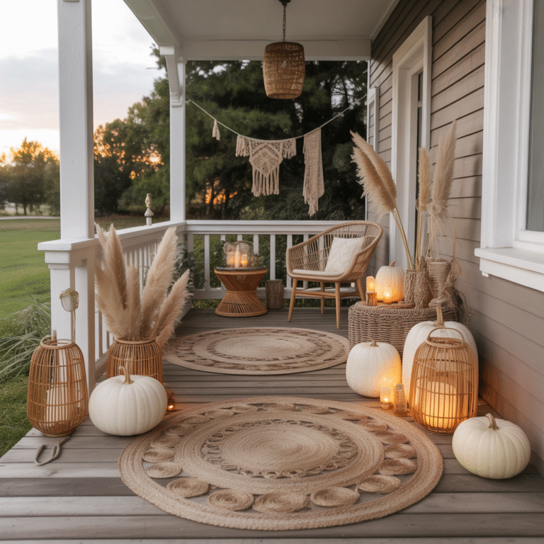 10 Boho Halloween Porch Ideas for a Cozy Outdoor Vibe 3 Boho Halloween Porch Ideas