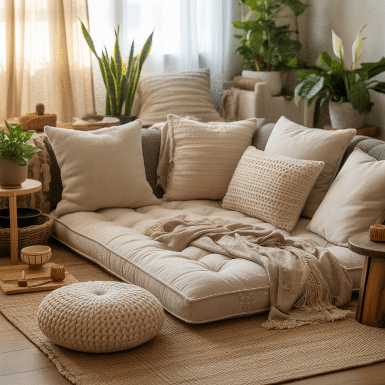 Boho Meditation Corner ideas.