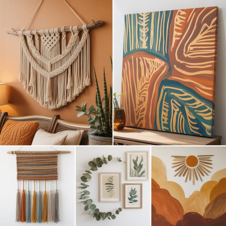 DIY Boho Wall Art Ideas