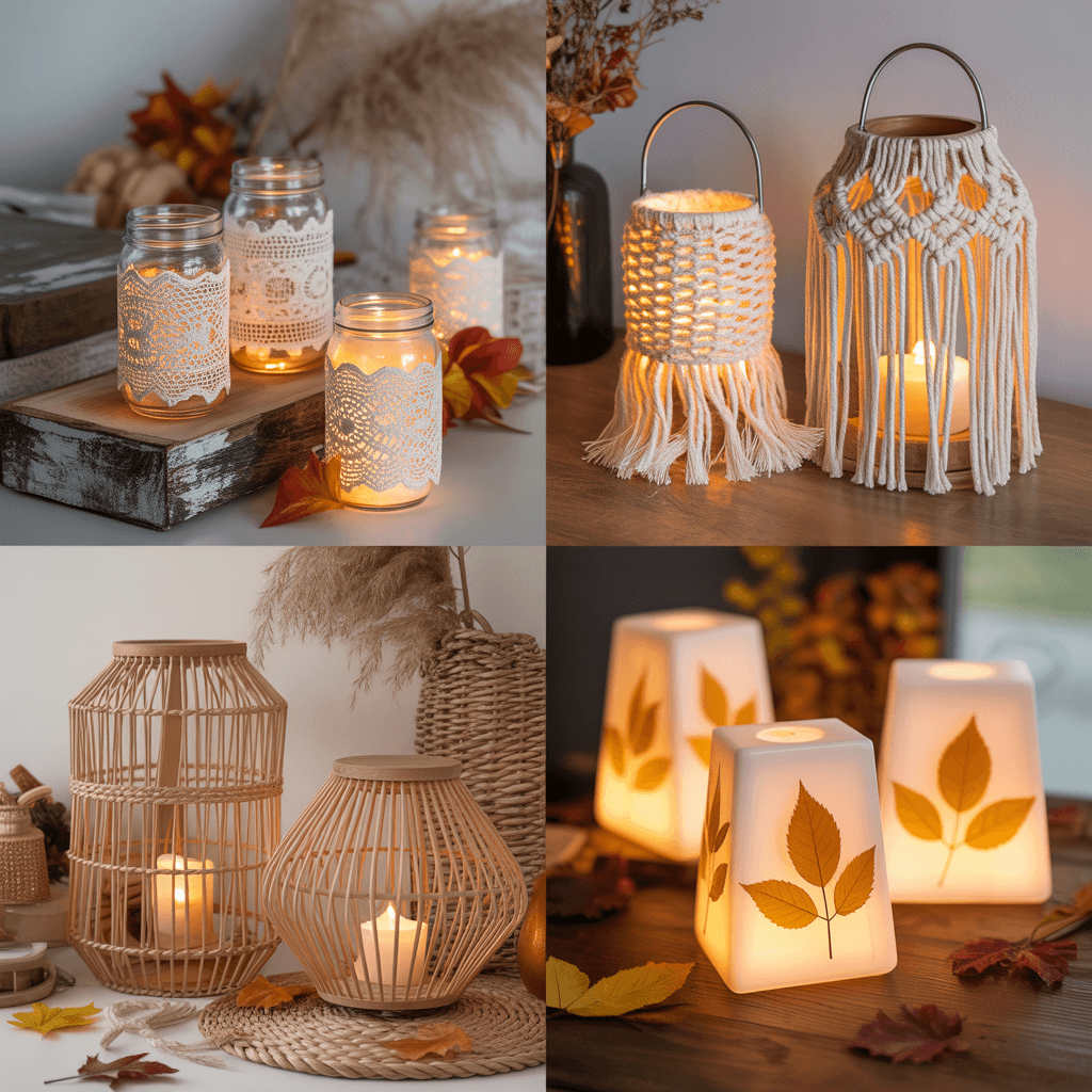 DIY Halloween Boho Lantern Wraps