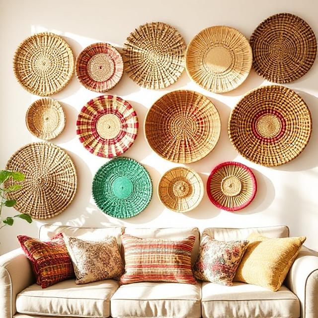  DIY Woven Wall Baskets
