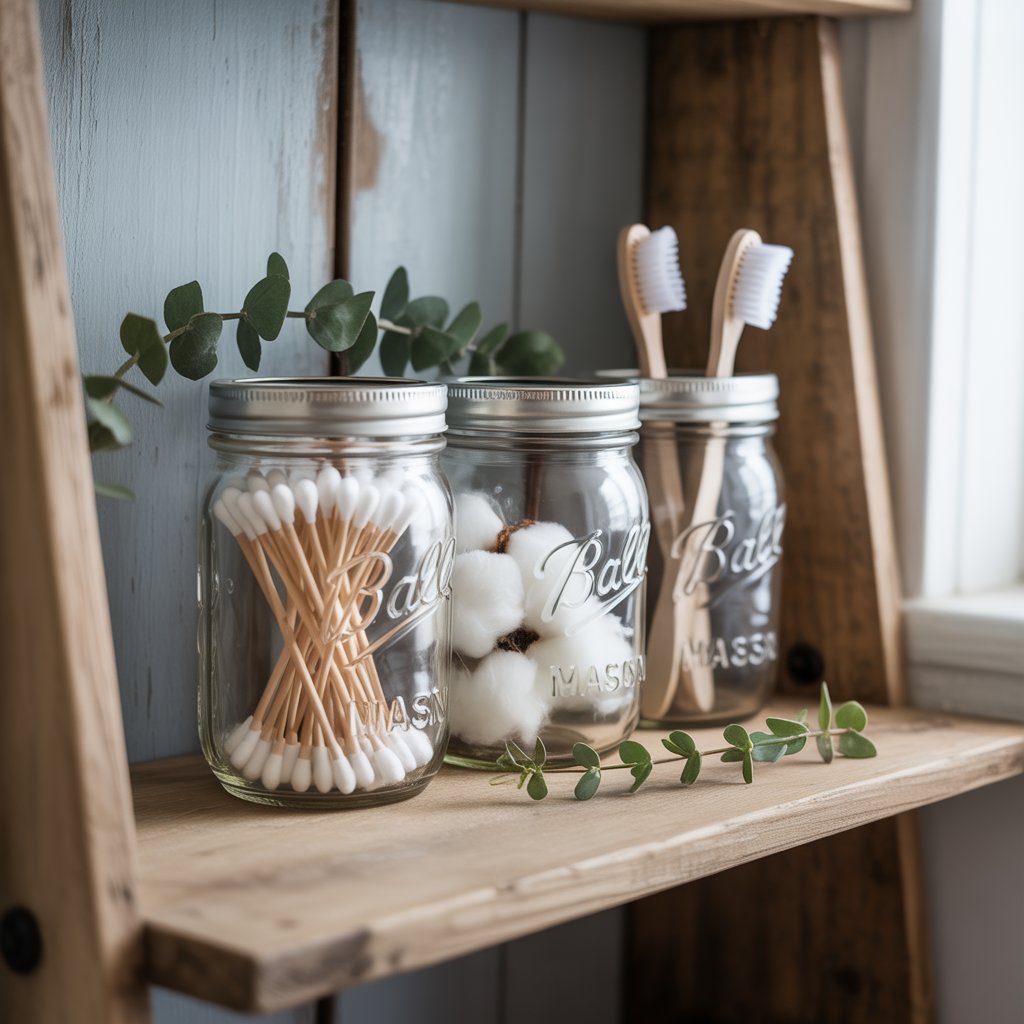 Daily reset to declutter bathroom quickly
