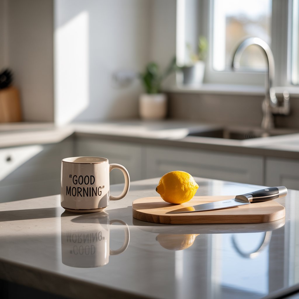 Declutter kitchen counters for better kitchen organization