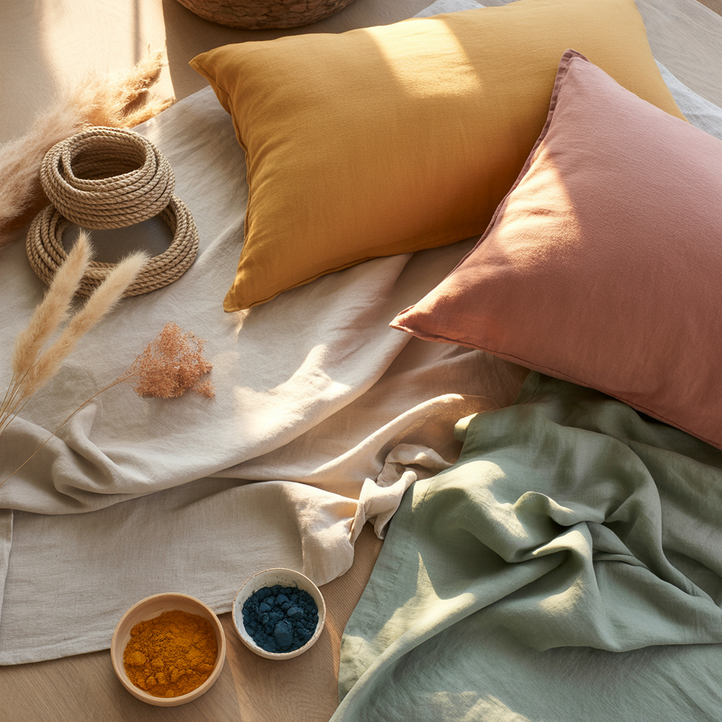 10 Boho Bedding Trends 2025: Colors, Textures & Styles You’ll Love 7 Eco-friendly boho bedding materials like linen, cotton, and natural dyes.