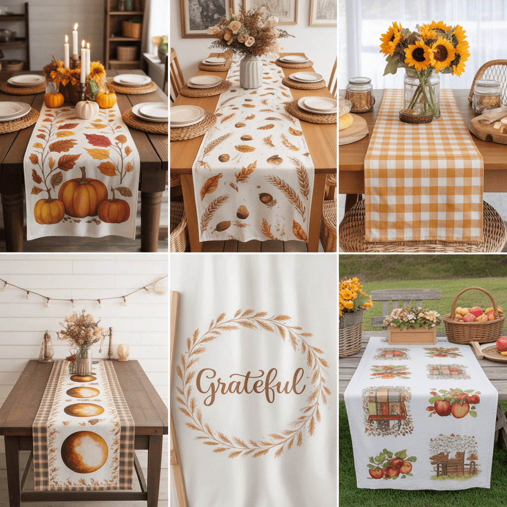 Fall Printable Table Runners