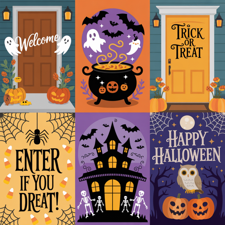 10 Vibrant Halloween Printable Door Signs for Festive Entrances 17 Halloween Printable Door Signs
