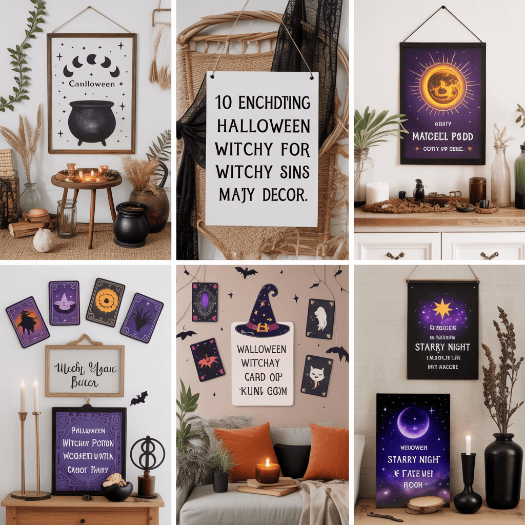 Halloween Printable Witchy Signs