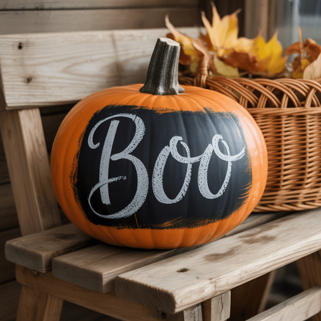 Handmade fabric pumpkin with rustic twine ribs on a linen tablecloth.