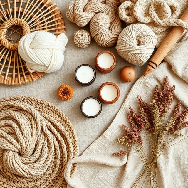 Small Boho Living Room Ideas That Feel Warm and Spacious 8 Minimal Boho living room with round mirror, jute rug, and neutral palette.
