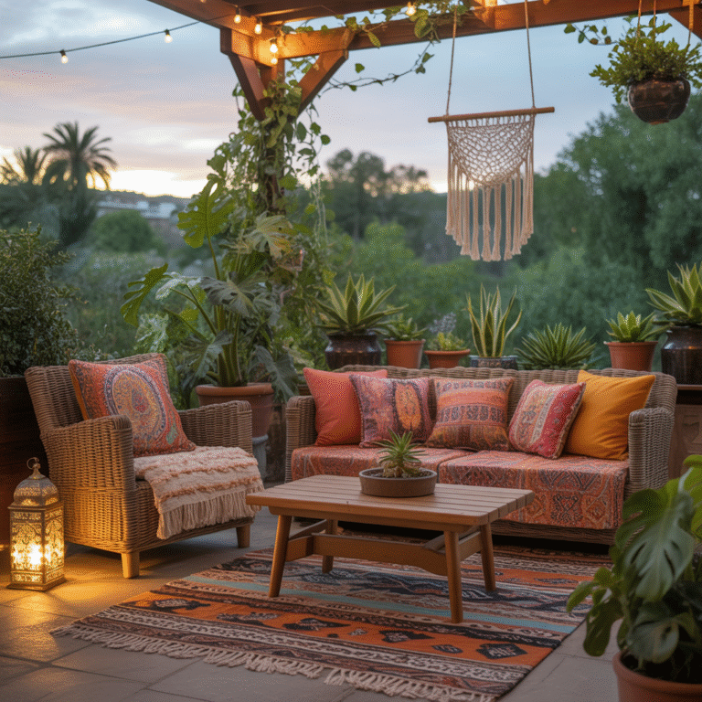 Outdoor Boho Patio Ideas