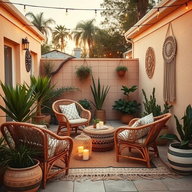Outdoor Boho Patio Ideas