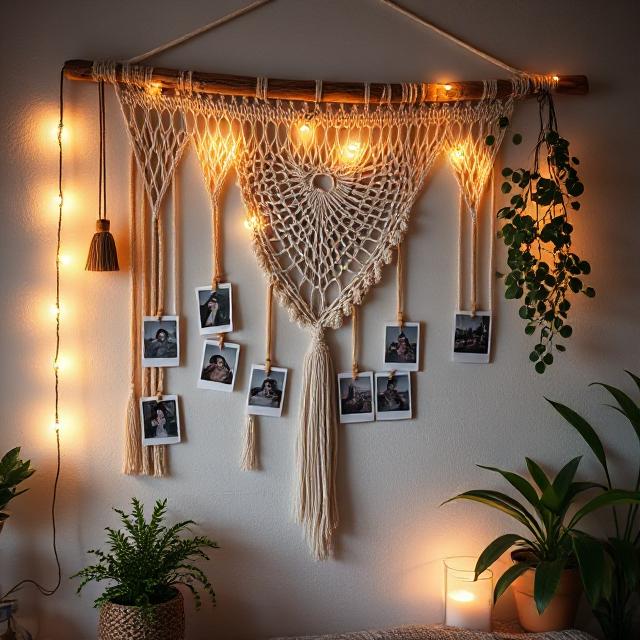 String Light Wall Displays
