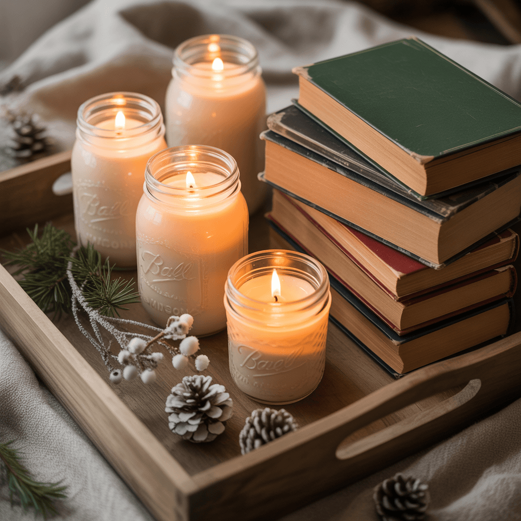 Affordable DIY Christmas ornaments in neutral boho style.