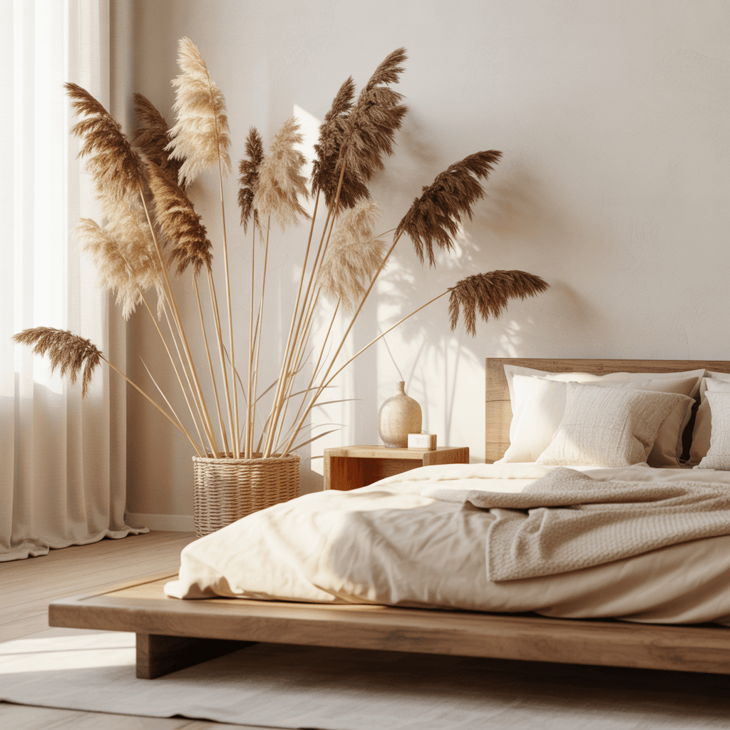 Budget-friendly Boho decor ideas in green and cream.