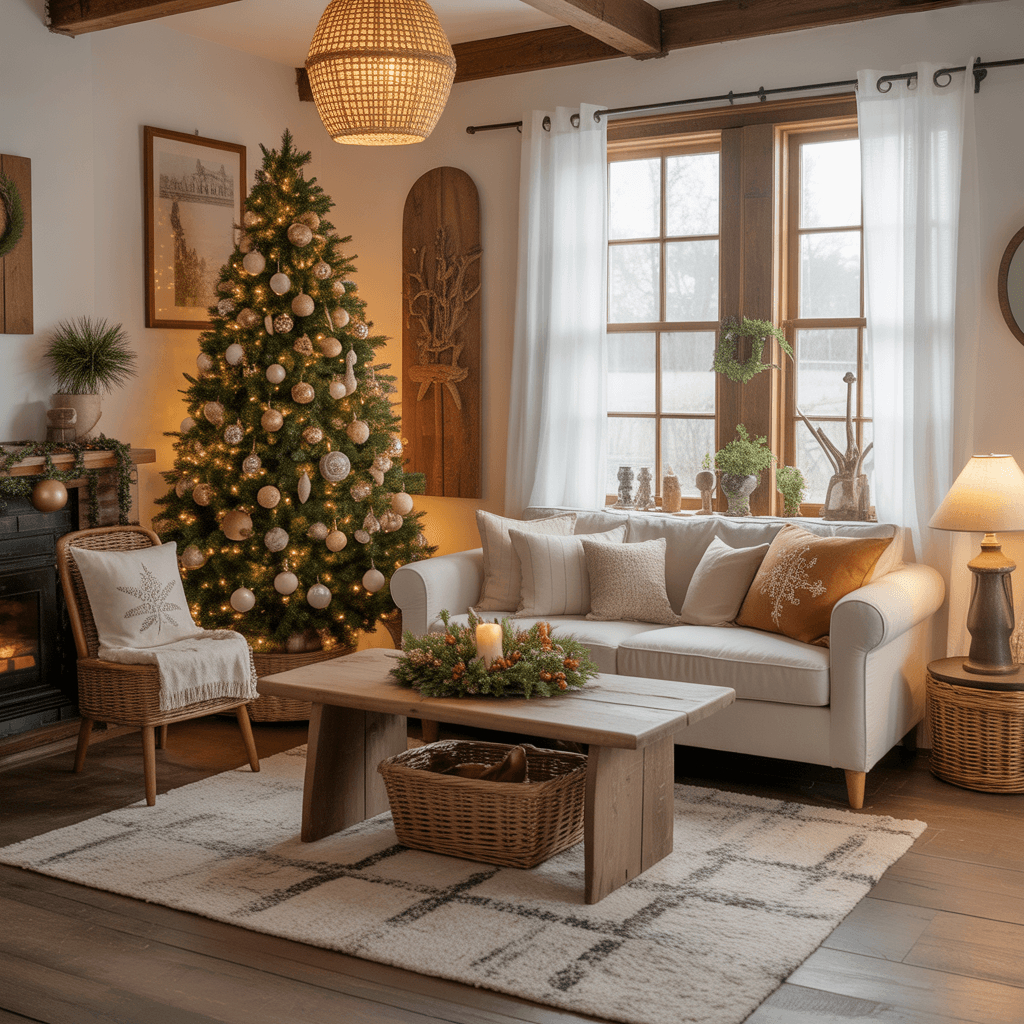 Cozy Rustic Christmas Home Décor