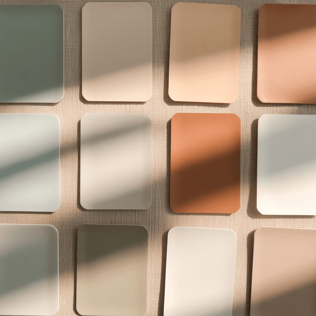 Sage green and earthy eco-friendly Boho color palette