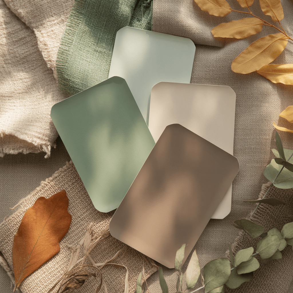 Sage green color palette for Boho bedroom decor.