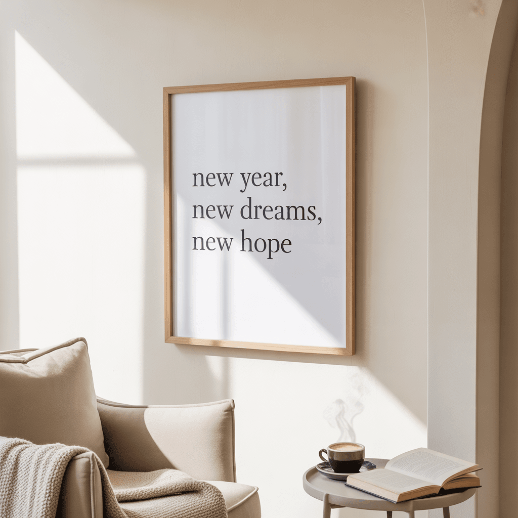 Candle decor for cozy New Year corner