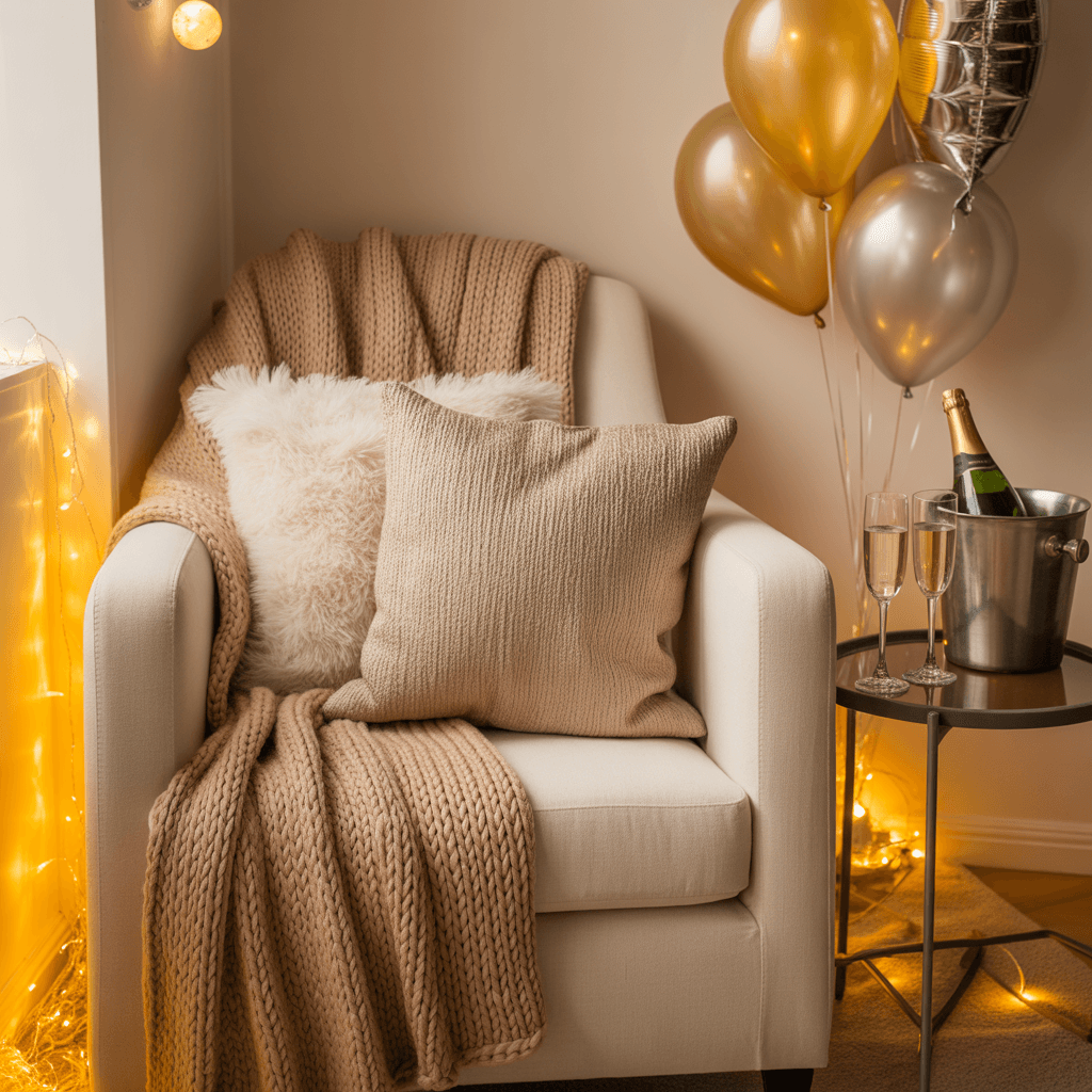  Cozy throw blankets for New Year corner decor
