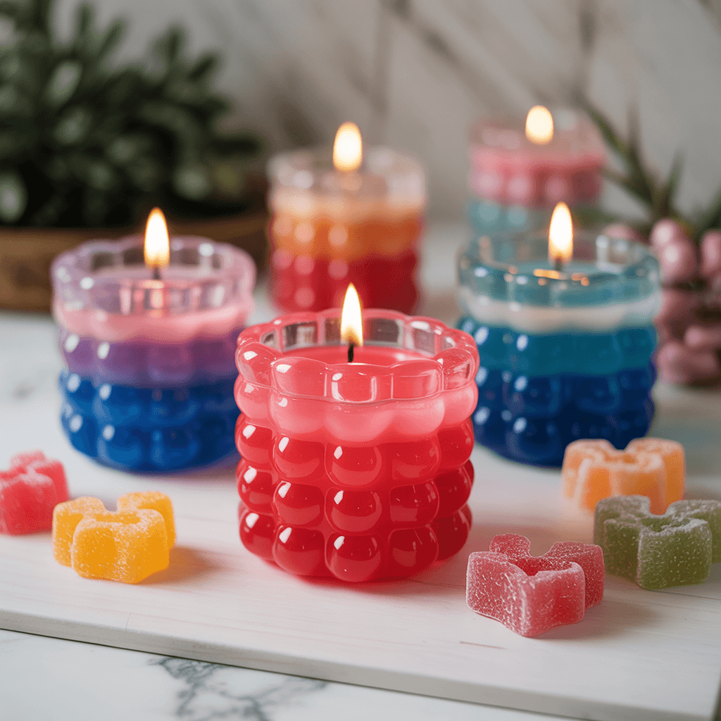  DIY Jelly Candle Holders 