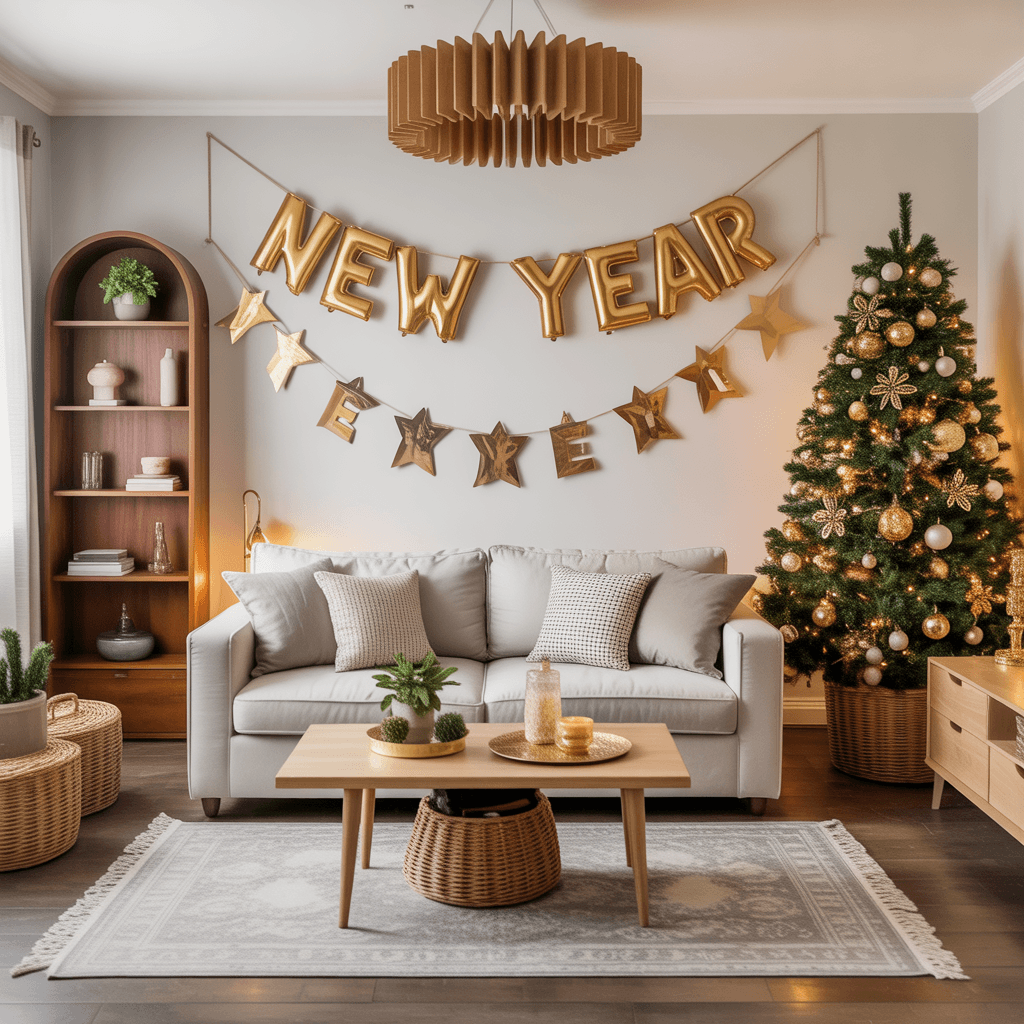 DIY New Year Living Room Decor Ideas