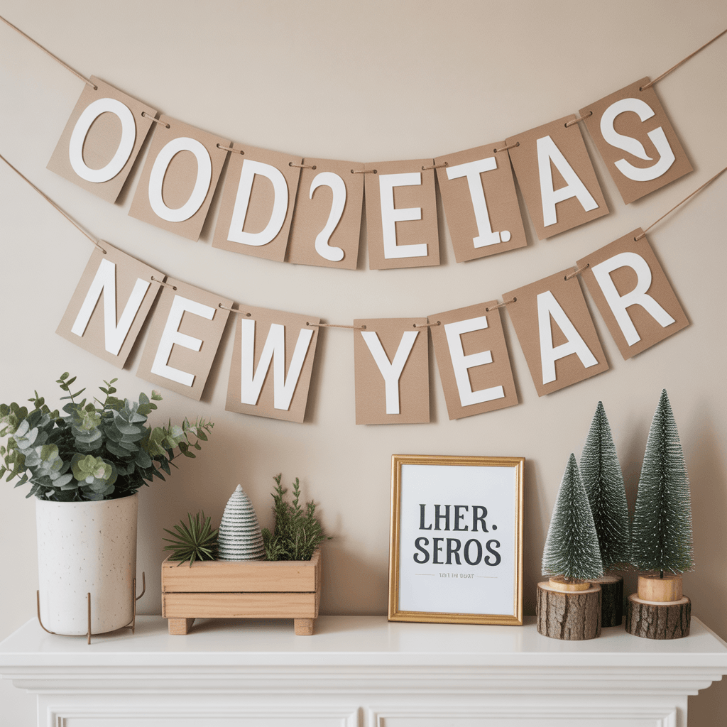 DIY New Year Signs and Banners