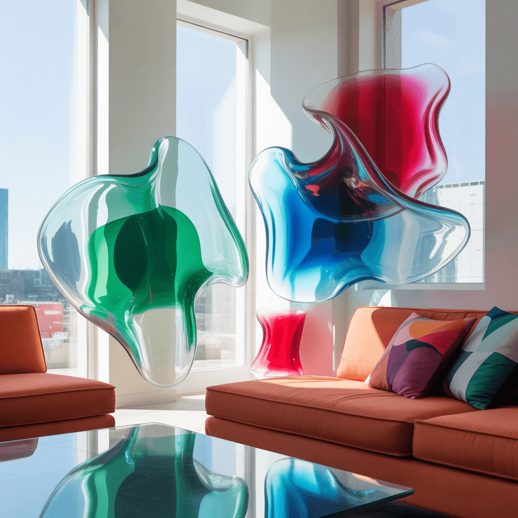 DIY gummy aesthetic wall decor using jelly-style wall art