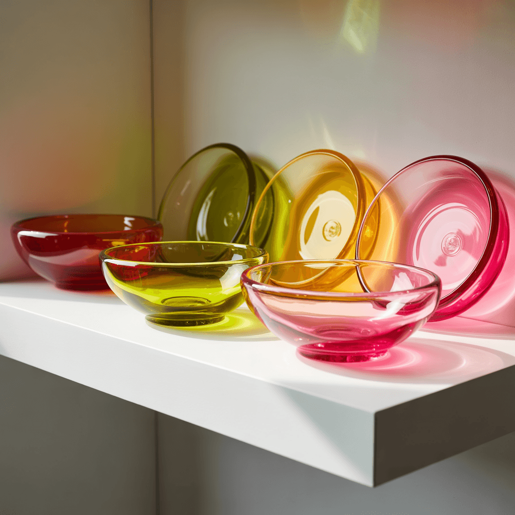 DIY gummy-inspired jelly texture bowls for home decor.