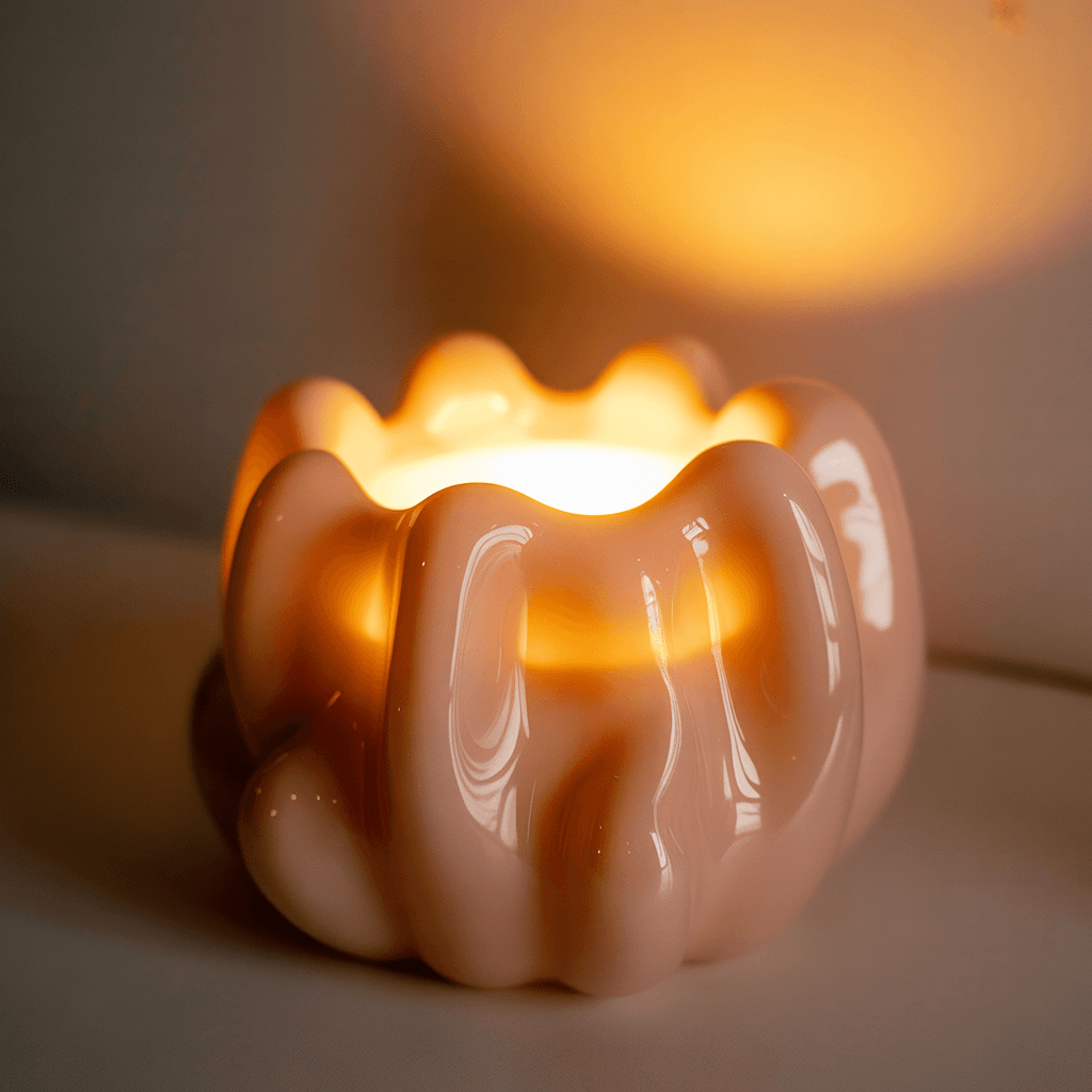  DIY jelly candle holders with LED candles