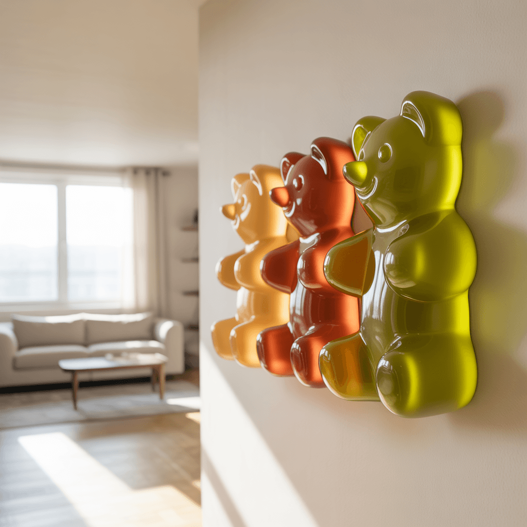  Minimal DIY gummy aesthetic wall decor