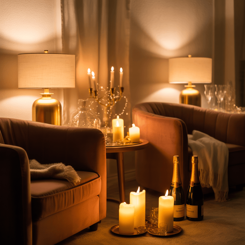 New Year wall art for cozy corner decor