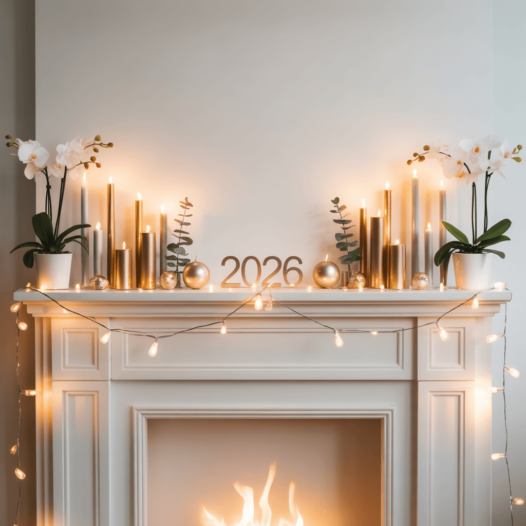 Trending DIY New Year mantel decor ideas for 2026