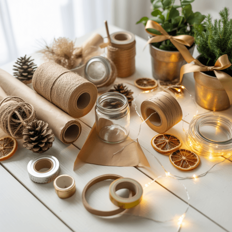 Sustainable DIY New Year decor for renters
