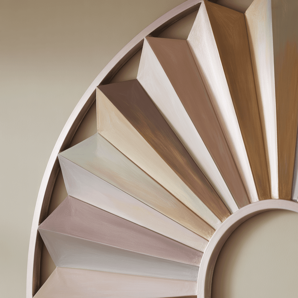 DIY fan arch decor ideas for modern homes using painted arches