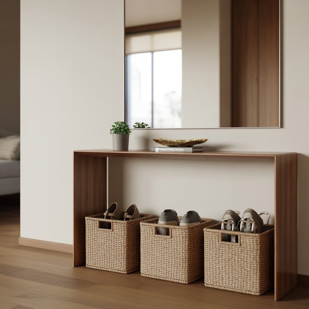 Entryway storage solution idea