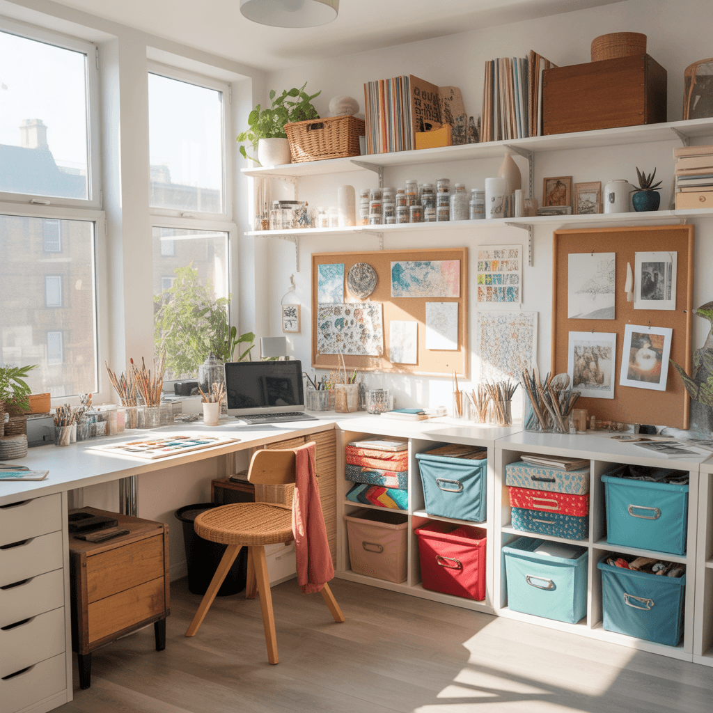  Home organization ideas comparing minimalist systems versus creative organization methods for artistic spaces