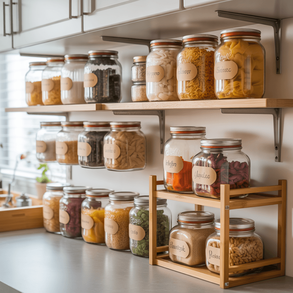 Jelly-inspired kitchen storage jars