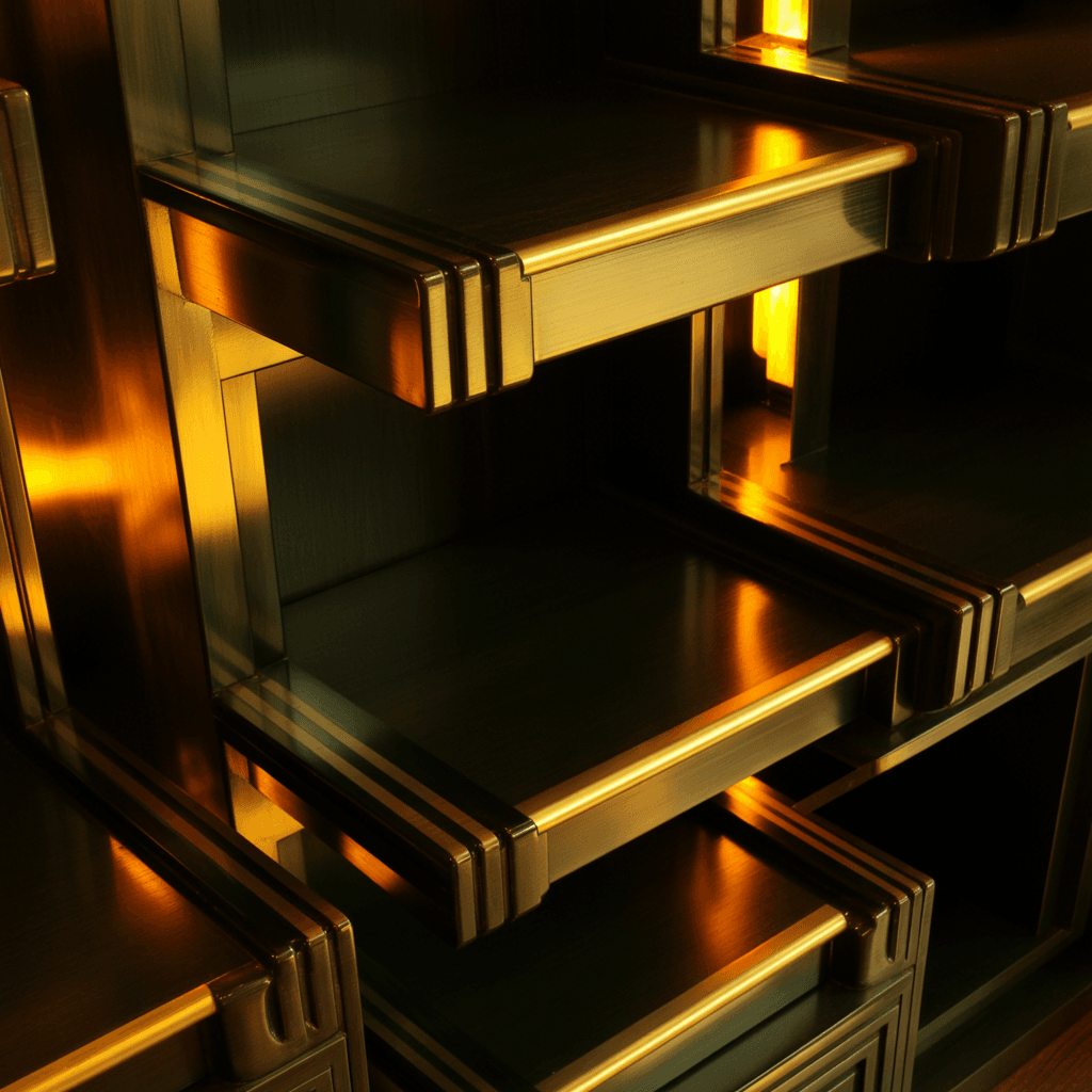 DIY Chrome and Brass Decor Accents