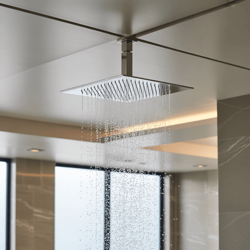 Matte finishes in a modern luxury bathroom