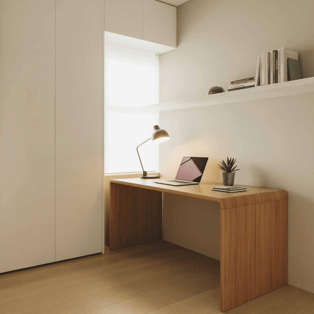 Modern home office decor featuring ergonomic chair