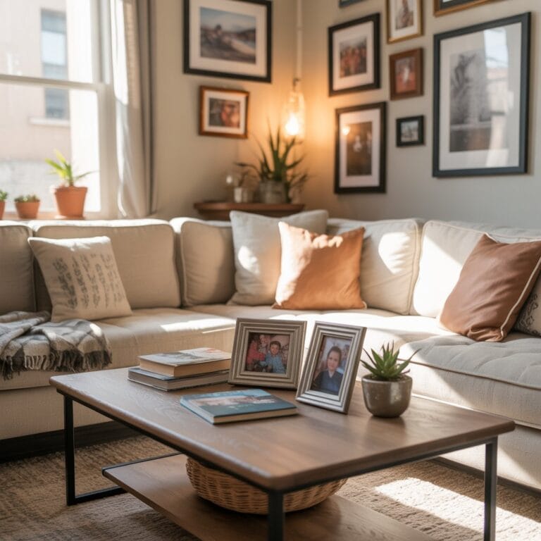 Personalized decor idea for small living room