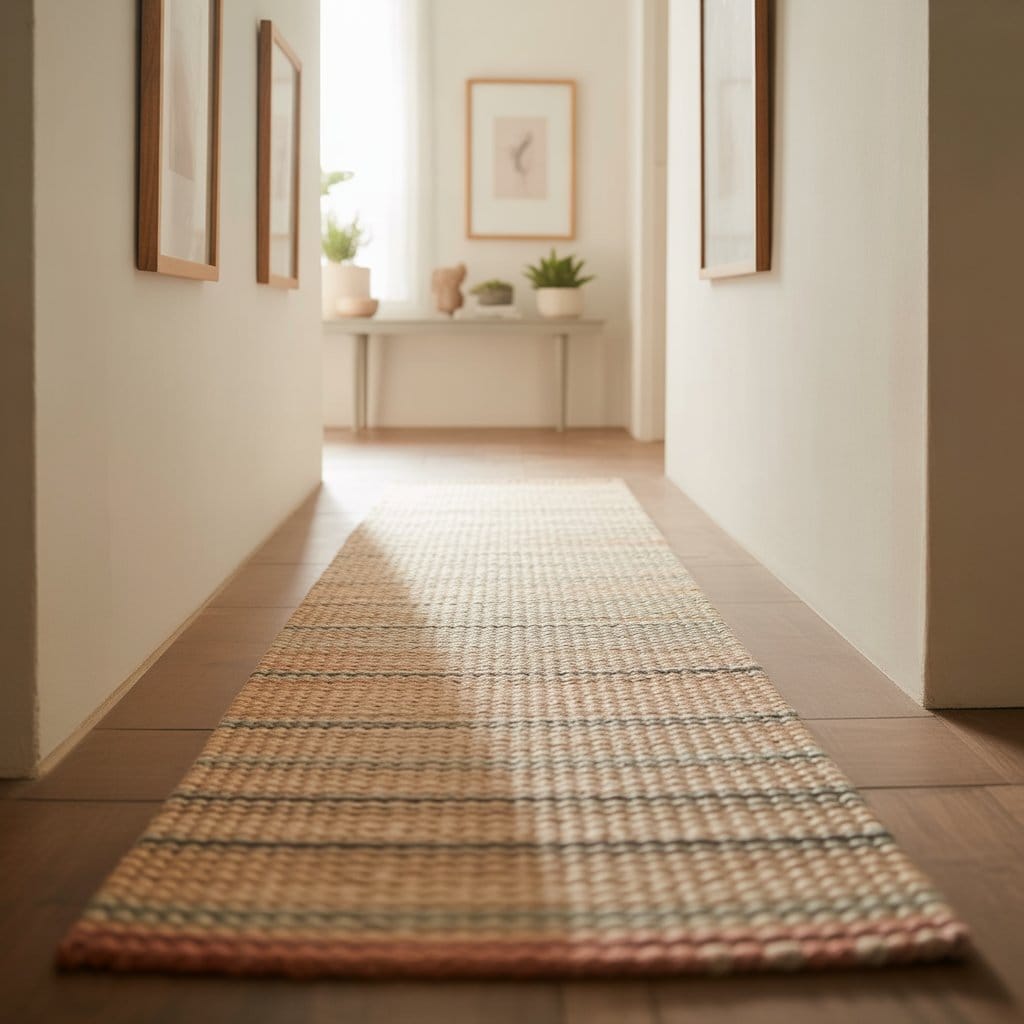 Small hallway runner rug idea