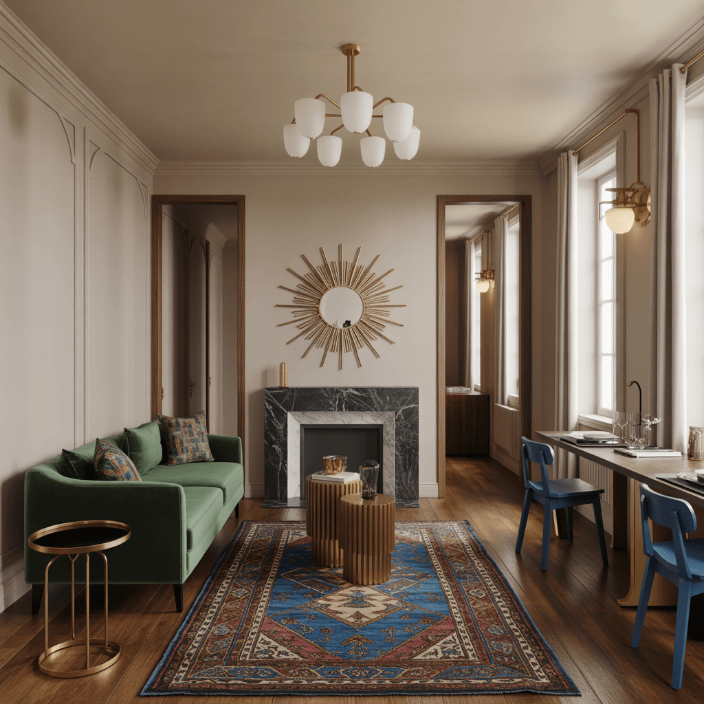 Styling tips for small apartment decor inspired by Art Deco