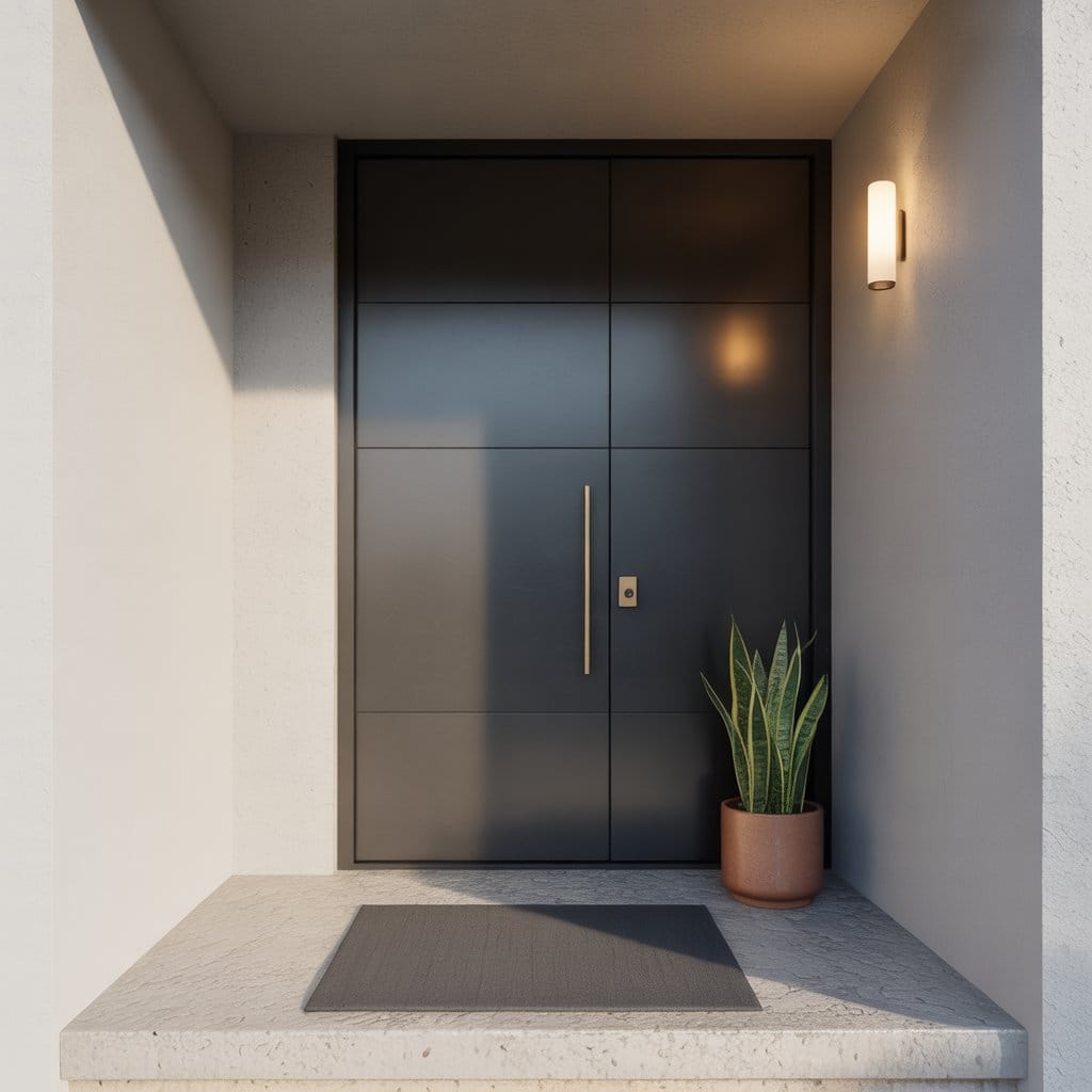 Stylish entryway door design